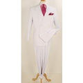 Apollo King Mens 2pc Double Breasted Suit with Pleated Pants