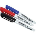 Faithfull Fine Tip Permanent Marker Pen Assorted Pack of 3