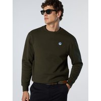 North Sails - Felpa con patch North SailsNorth SailsForest nightM
