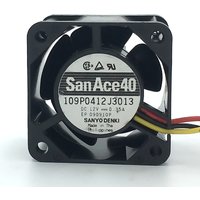 New San Ace 40 4CM Server Fan 4028 40*40*28MM 12V 0.35A Server Case Cooling Fan 109P0412J3013 With 3PIN