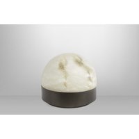 CTO Lighting Lucid 300 Table Lamp antique bronze with honed alabaster UK plug
