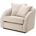 Casa Padrino Luxus Hotel Salon Sessel Naturfarbig 101 x 91 x H. 72 cm - Wohnzimmer MÃ¶bel