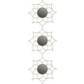 Casa Padrino Designer Spiegel Set Gold Ã 25 cm - Wandspiegel 3er Set