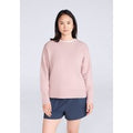 Fluffy damski sweter - Pink