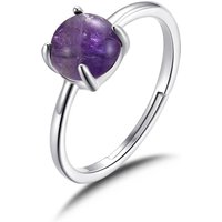 Amethyst Adjustable Ring