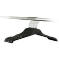 HomelyWorld W007 Hangers for Clothes Black 50 pcs.