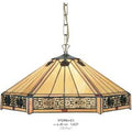 Casa Padrino Tiffany HÃ¤ngeleuchte Durchmesser 40cm 1-Flammig ModH4 - Leuchte Lampe Deckenleuchte Art Deco Jugendstil