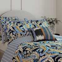 Bedeck of Belfast Kotana Super Kingsize Duvet Cover Set, Navy