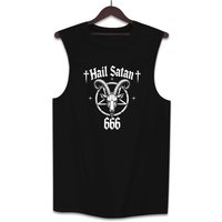Five-pointed star and goat-head standard-sized men's vest