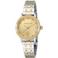 Roberto Cavalli Women's Stainless Steel Two Tone Silver & Gold Color Watch