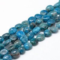 Natural Apatite Beads Strands, Nuggets, 8-15x7-12x4-12mm, Hole: 1mm, about 30-45pcs/strand, 15.7