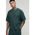 Tall Pleated Oversized Boxy T-Shirt, Verde