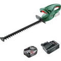 Bosch EASYHEDGECUT 18-45 P4A 18v Cordless Hedge Trimmer 450mm 1 x 6ah Li-ion Battery Charger