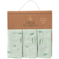 Fresk Washandjes - set van 3 - Surf Boy
