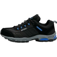 Wanderschuhe Trekkingschuhe Outdoor Schwarz-Königsblau 37