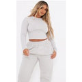 Shape Ash Grey Underbust Long Sleeve Top
