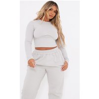 Shape Ash Grey Underbust Long Sleeve Top