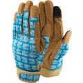 Town and Country Lux Fit Synthetic Leather Garden Gloves Blue M
