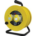 Faithfull 2 Socket Cable Extension Reel 110v 50m