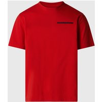North Sails - T-shirt con lettering North Sails in rilievoNorth SailsMolten lava4XL
