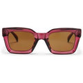 CHPO Anna Recycled Sunglasses - Burgundy/Brown