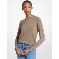 MK Pull en laine - Marron - Michael Kors