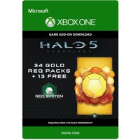 Halo 5: Guardians: 34 Gold REQ Packs + 13 Free