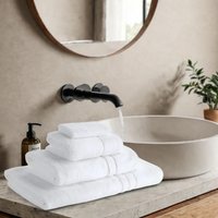 600GSM Luxury Royal Egyptian Double Yarn Towels - White