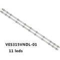 LED backlight 11 lamp for TELEFUNKEN JL.D320B1235-078CS-C VES315WNDS-2D-N14 TE32182B29C10 32TLKDLEDSMART 32XT3000DM