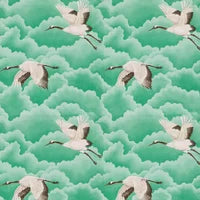Harlequin Wallpaper Cranes In Flight 111233