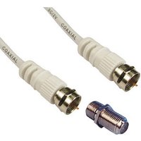 0.5m White Sky Virgin Media Extension Lead F-Type