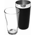 Vinyl Boston Cocktail Shaker Black (Tin & Glass Set)