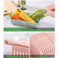 Cassettino organizer da cucina per frigorifero set da 4