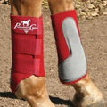 Professional's Choice Easy-Fit Splint Boots stinchiere posteriori Rosso