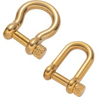 1pcs 304 Stainless Steel D-Ring Anchor Shackle Clasps Screw Lock Bow Horseshoe Buckle for DIY Bracelets Purse Jewelry Making