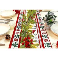 Battery-Operated Christmas Mistletoe Rattan String Lights - Pre-Lit Garland, 1.8m, Indoor/Outdoor Festive Decor | Wowcher