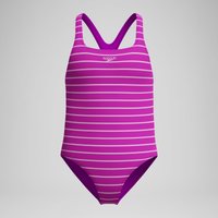 Maillot de bain Fille Medalist imprimé rose