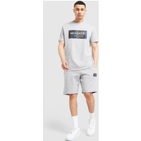 McKenzie Aura T-Shirt/Fleece Shorts Set, grijs