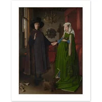 Jan van Eyck The Arnolfini Portrait Mini Print