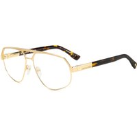 Dsquared2 Herren Dsquared2 D2 0121 J5G Optische Fassungen Metall Gold  Quadratisch