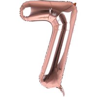 Cijfer Ballon '7' Rosé (100CM)