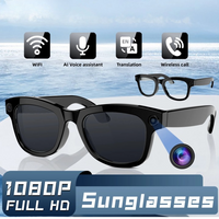 AI Translation Smart Glasses with 1080P Camera, WiFi & Connection with ChatGPT