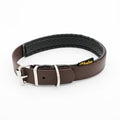Collare Heim Biothane® con morbida fodera, marrone - 39 - 49 cm circ. collo x H 2,5 cm