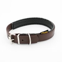 Collare Heim Biothane® con morbida fodera, marrone - 39 - 49 cm circ. collo x H 2,5 cm