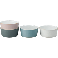 Impression Mixed Set Of 4 Straight Rice Bowls (D2c) -