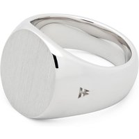 Oval Satin M Ring