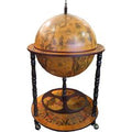 Casa Padrino Barock Globus mit Rollen 55 x H. 90 cm - Art Deco MÃ¶bel