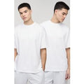 Pack De 2 Camisetas Oversize Básicas Con Cuello De Caja, Blanco