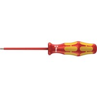 Wera Kraftform 160I VDE Insulated Parallel Slotted Screwdriver 2.5mm 80mm