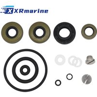 For Johnson Evinrude 8-9.9-10-15 HP Lower Unit Gearcase Seal O-ring Kit 396350 Sierra 18-2656